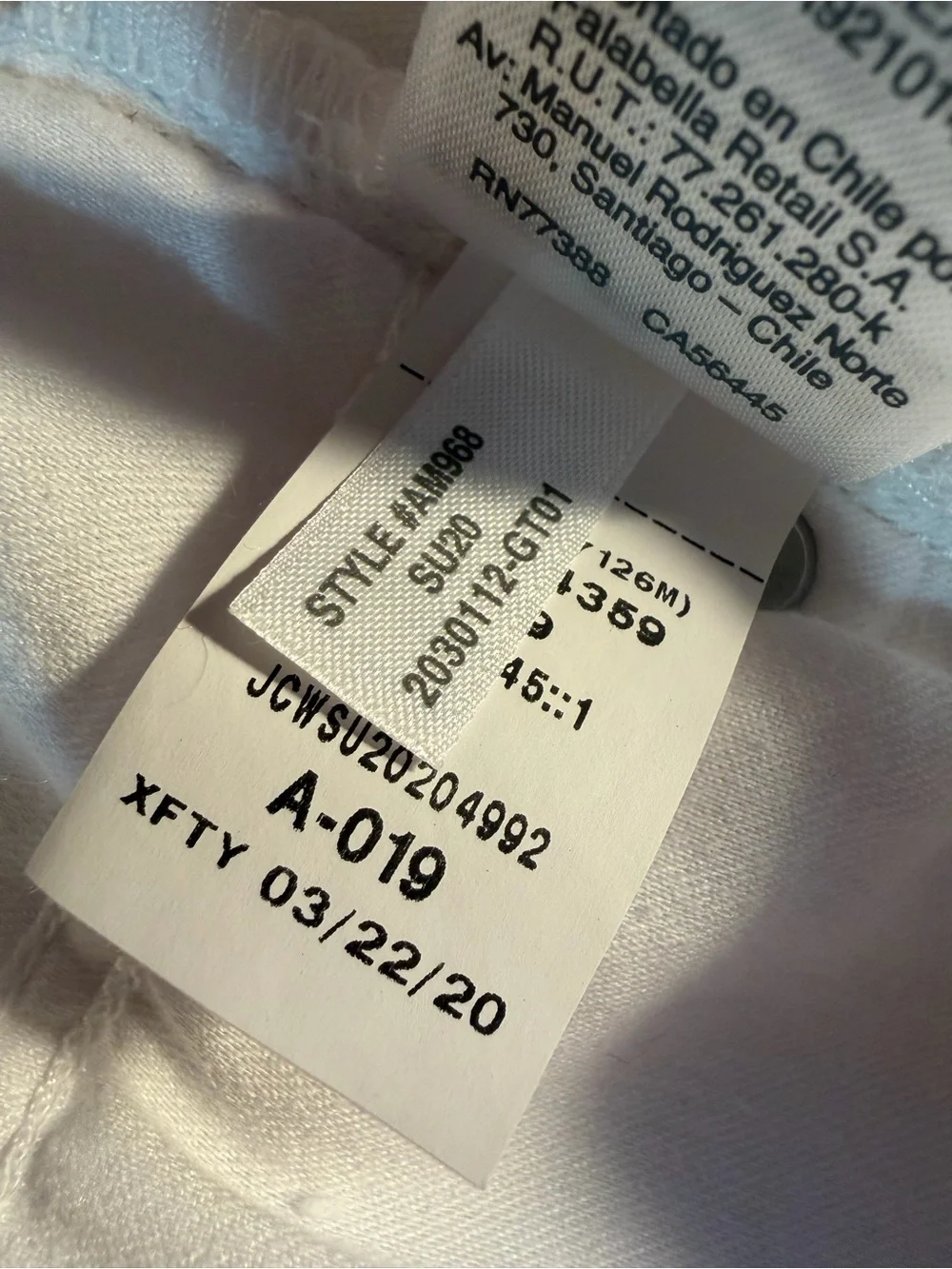 J. Crew ‘Long Denim High-Rise Short’ in White Size 27